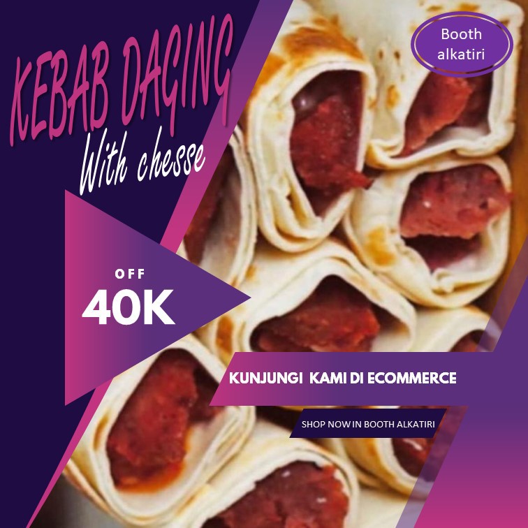 

kebab frozen Daging PREMIUM porsi JUMBO