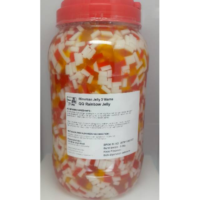 

ITPIN QQ RAINBOW JELLY PREMIUM / RAINBOW JELLY ITPIN TOPPING MINUMAN