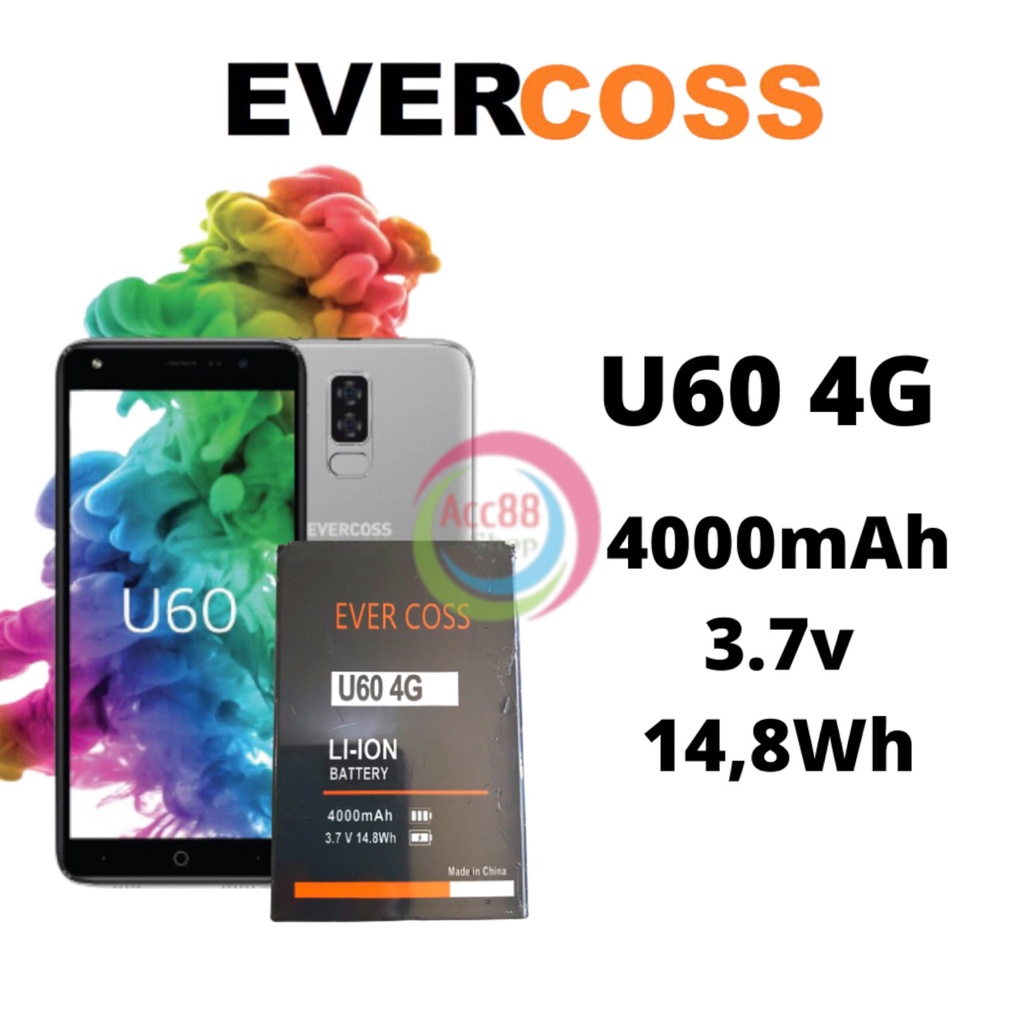 Batre Baterai Battery Original Evercoss U60 4G