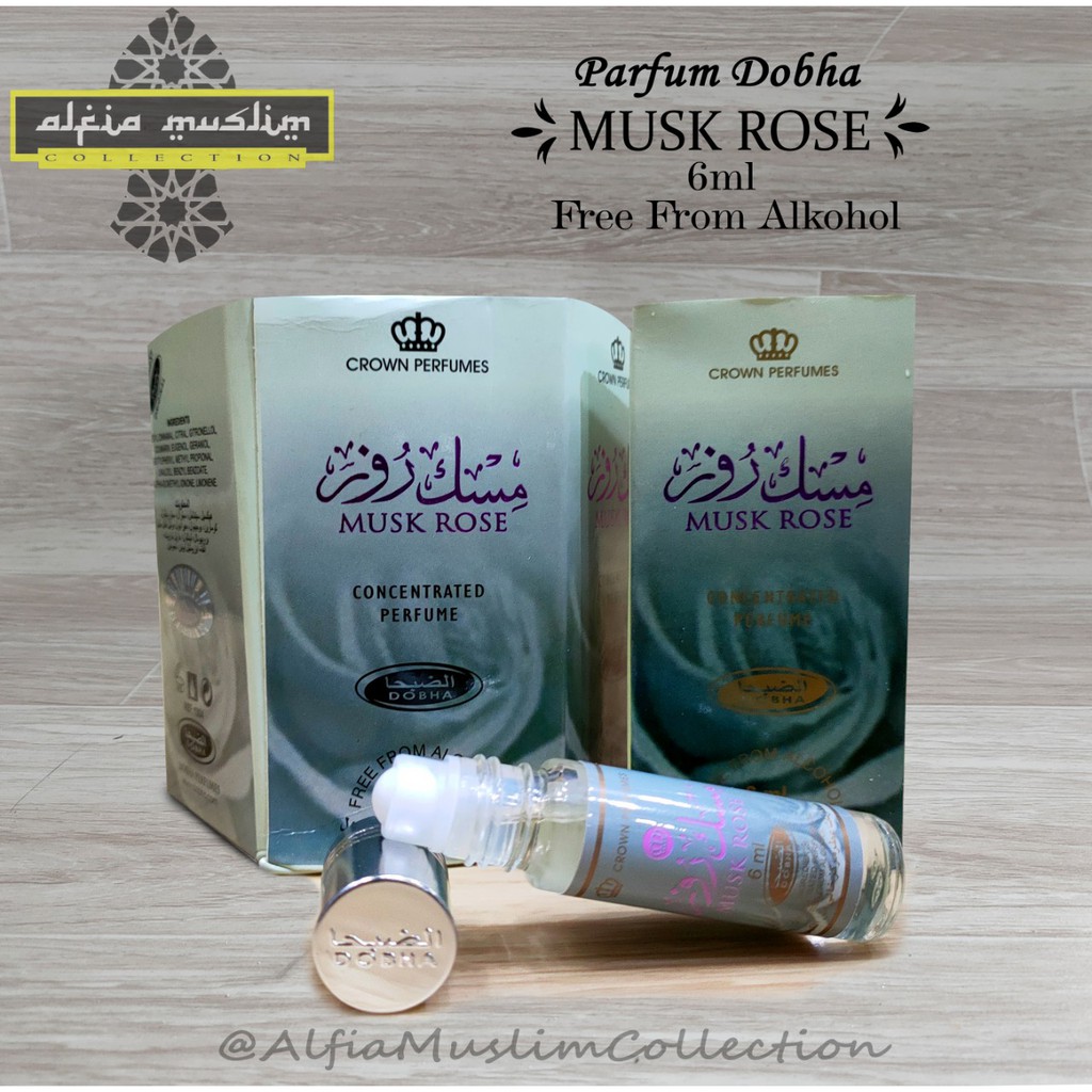 Parfum Dobha Musk Al Roosah 6 ML 1 BOX Isi 6 Pcs