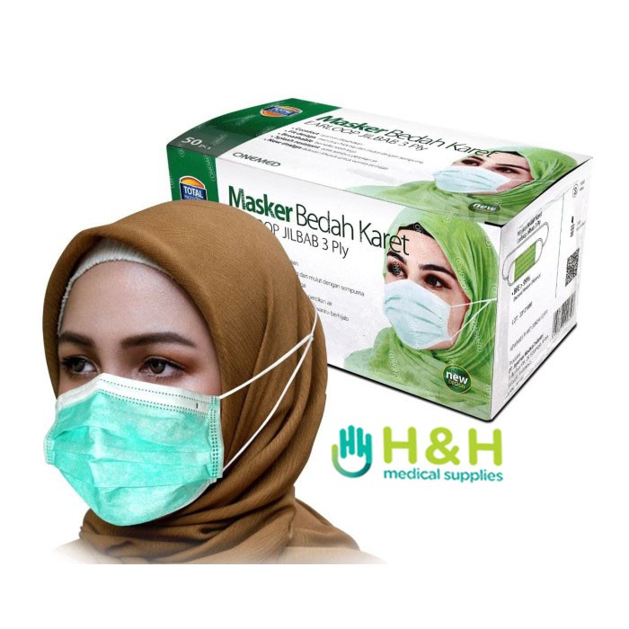 Masker hijab masker headloop onemed / masker hijab 3ply onemed / masker onemed hijab / masker medis 3ply jilbab / masker headloop 3ply onemed / masker headloop hijab 3ply / masker medis headloop onemed / masker kesehatan jilbab