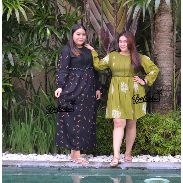 Balicihui Dress Latania Long Dress Plus Size Big Size Jumbo Gamis