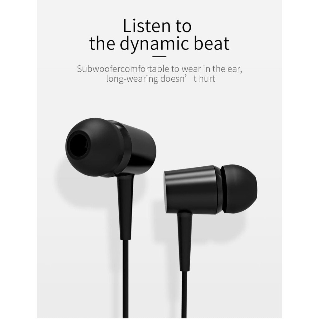 Headset VZ-E01 Powerfull Bass VIZZ EARPHONE