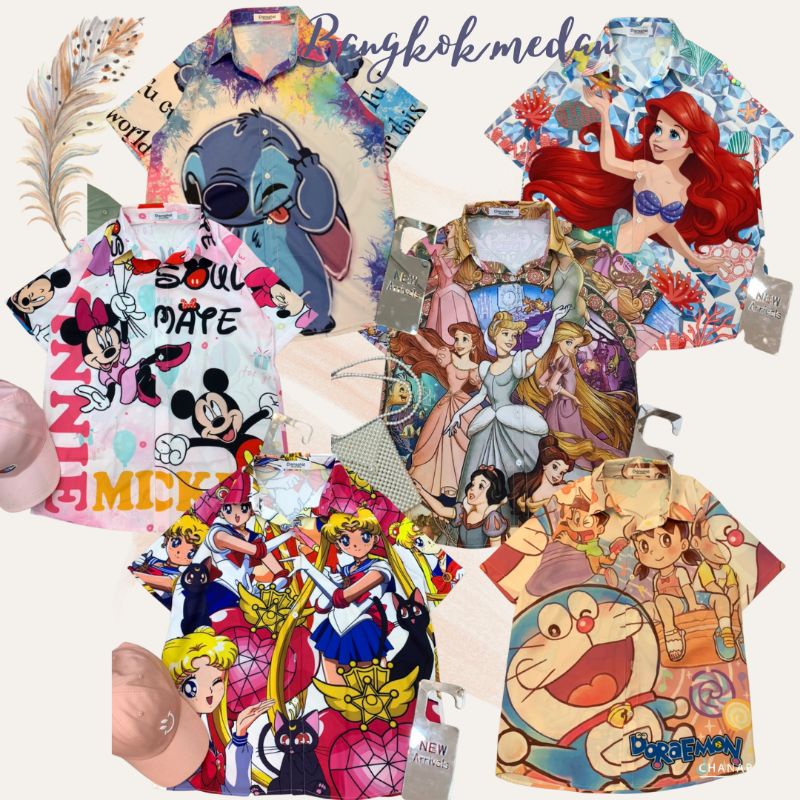 READY KEMEJA DISNEY BEST SELLER KEMEJA WANITA FASHION MURAH BKK
