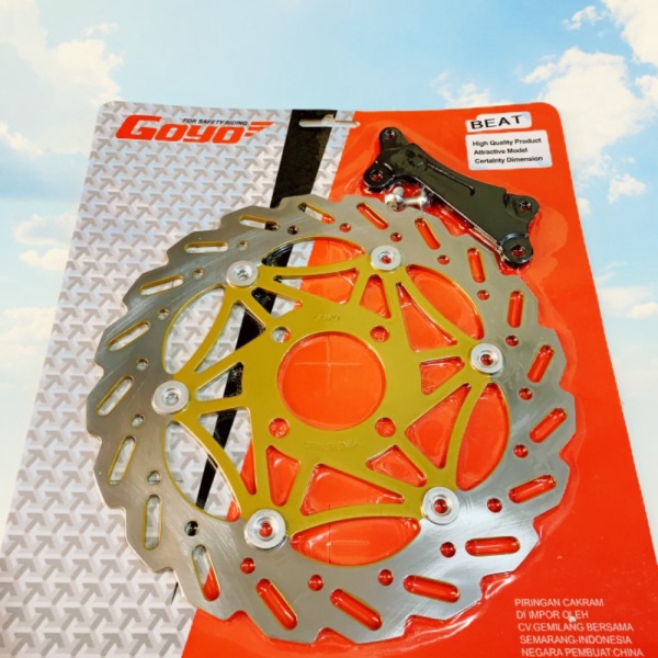 PIRINGAN CAKRAM BESAR 260MM BEAT/VARIO/SCOOPY/SPACY - GOYO SILVER Limited