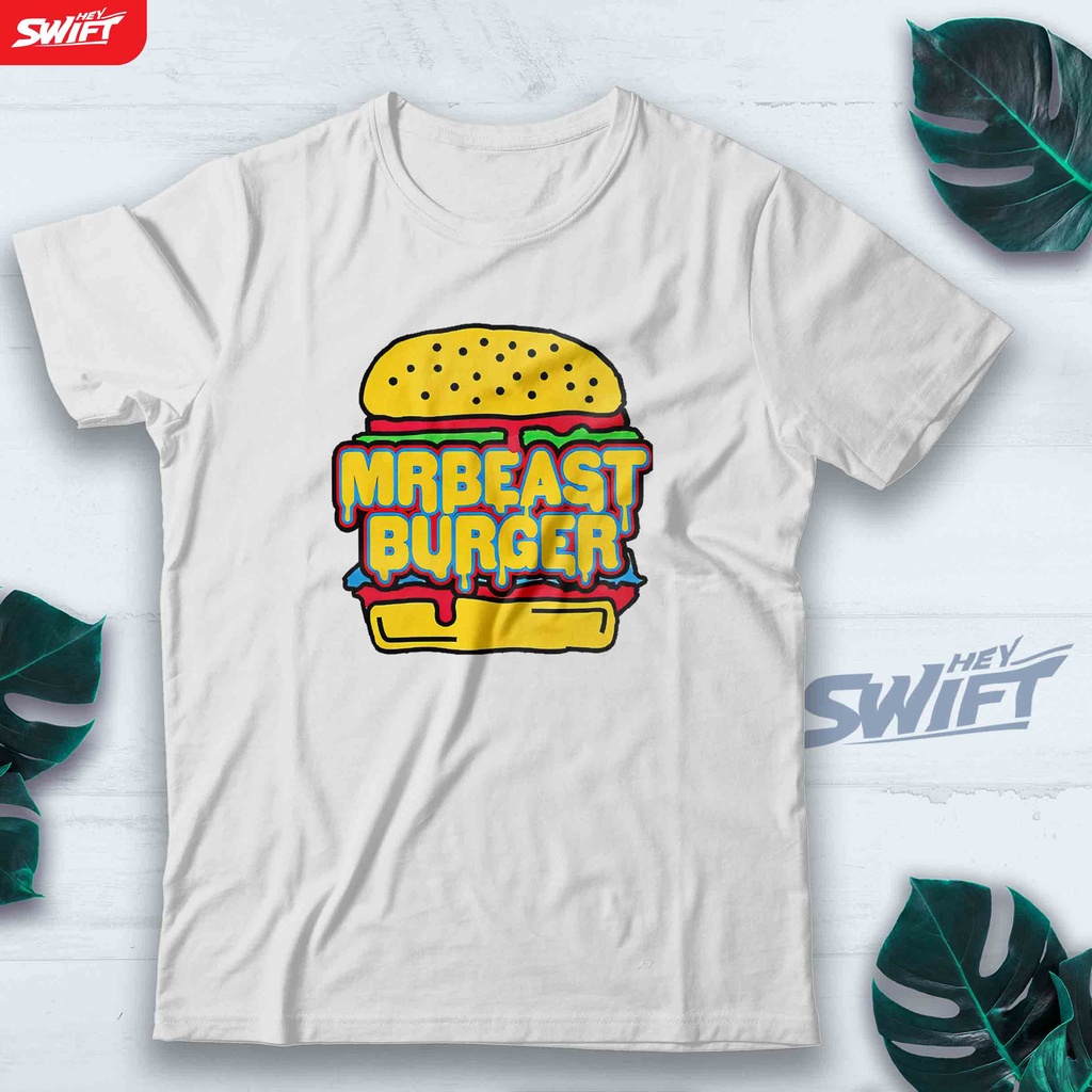 KAOS MrBeast Burger TSHIRT BAJU DISTRO