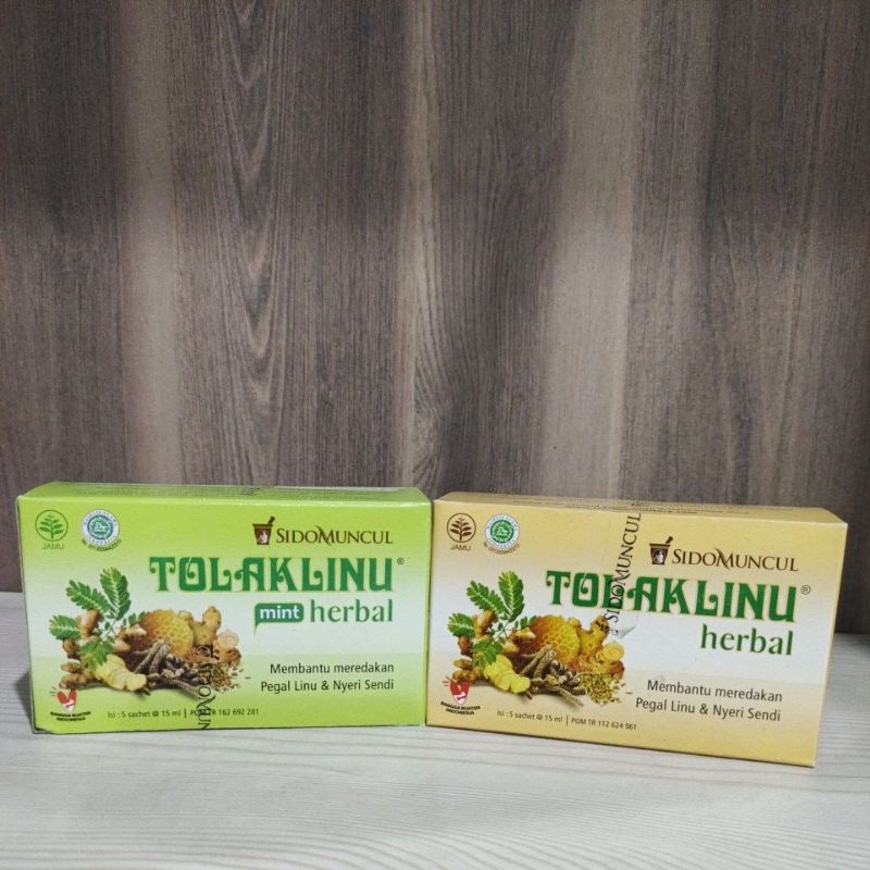 

TOLAKLINU Cair Herbal-Mint SidoMuncul Isi 5 Sachet