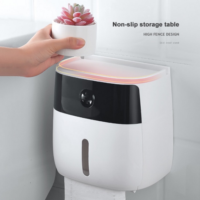 Ecoco E1804 Kotak Tisu Toilet Tempel Gantung Tissue Storage Dispenser