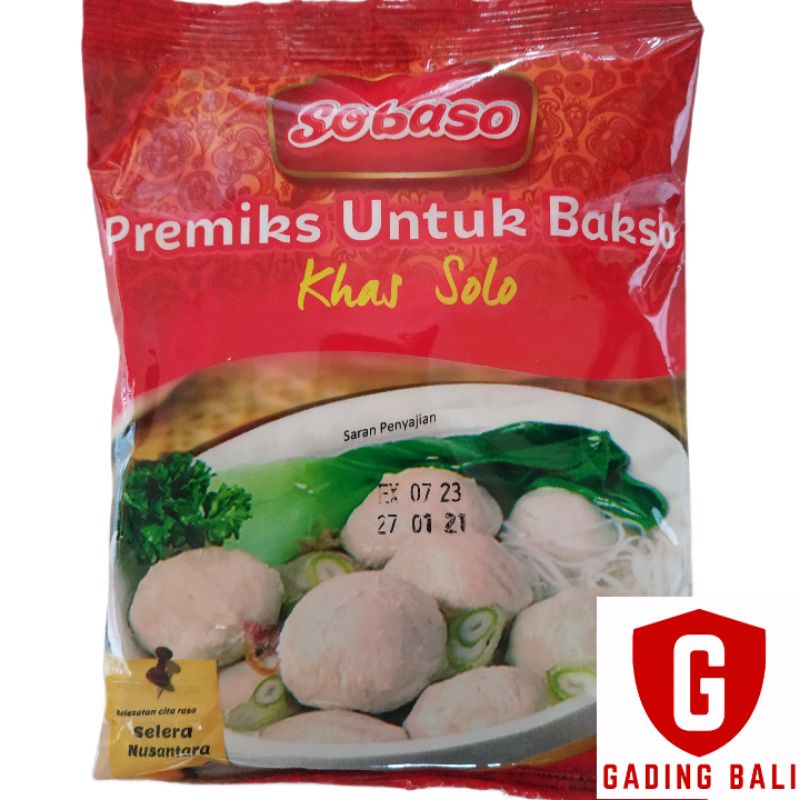 

Tepung bakso / premiks bakso solo sobaso 250gr