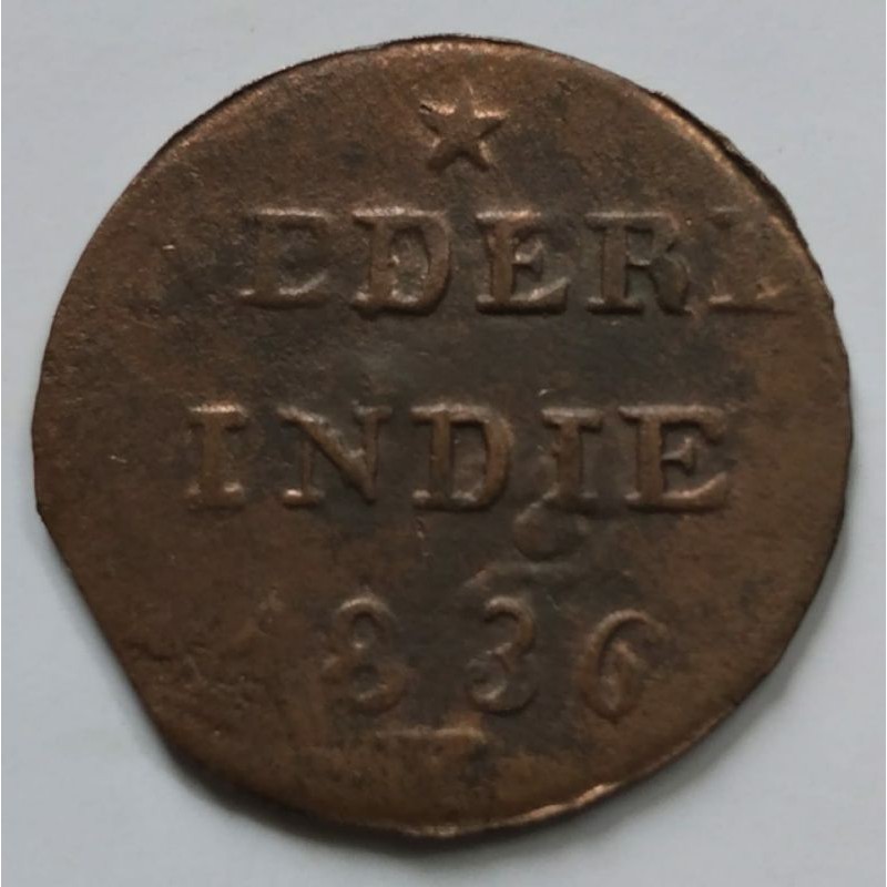 Koin Kuno 1 Cent Nederl Indie 1836