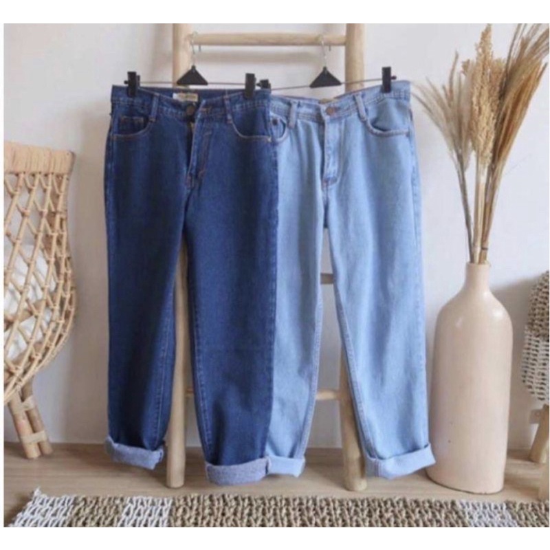 CELANA JEANS BOYFREND PANJANG/BOYFREND STANDAR WANITA