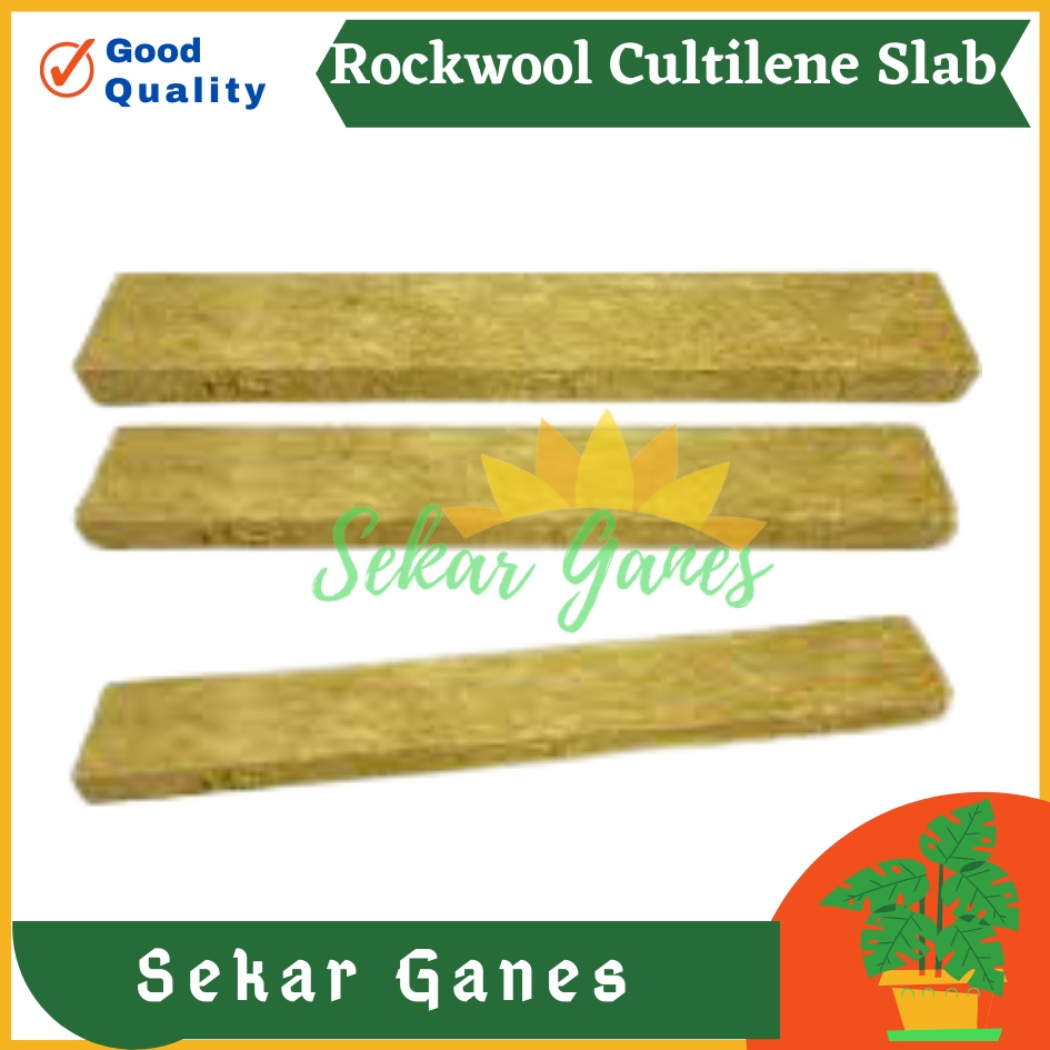 ORI 1 SLAB ROCKWOOL CULTILENE ORIGINAL IMPORT Grosir Media Tanam Hidroponik OK