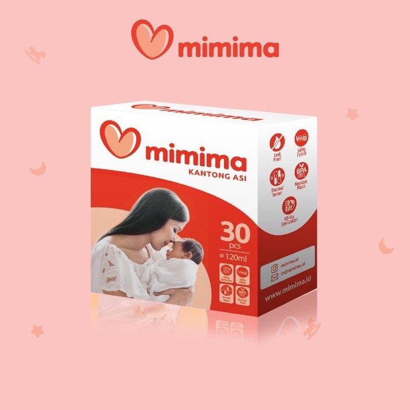 Kantong asi mimima 120ml with thermal sensor