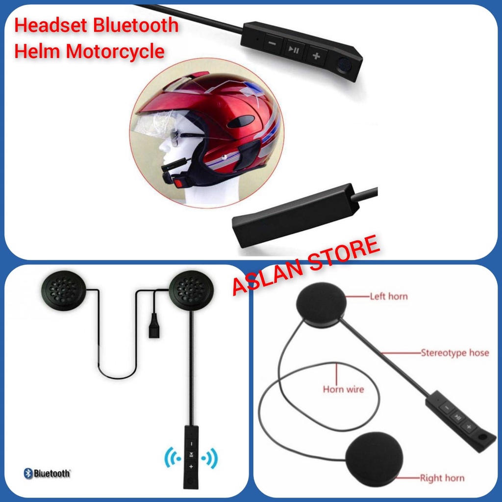 Headset Helm Bluetooth wireless Headset Bluetooth helmet Motorcycle