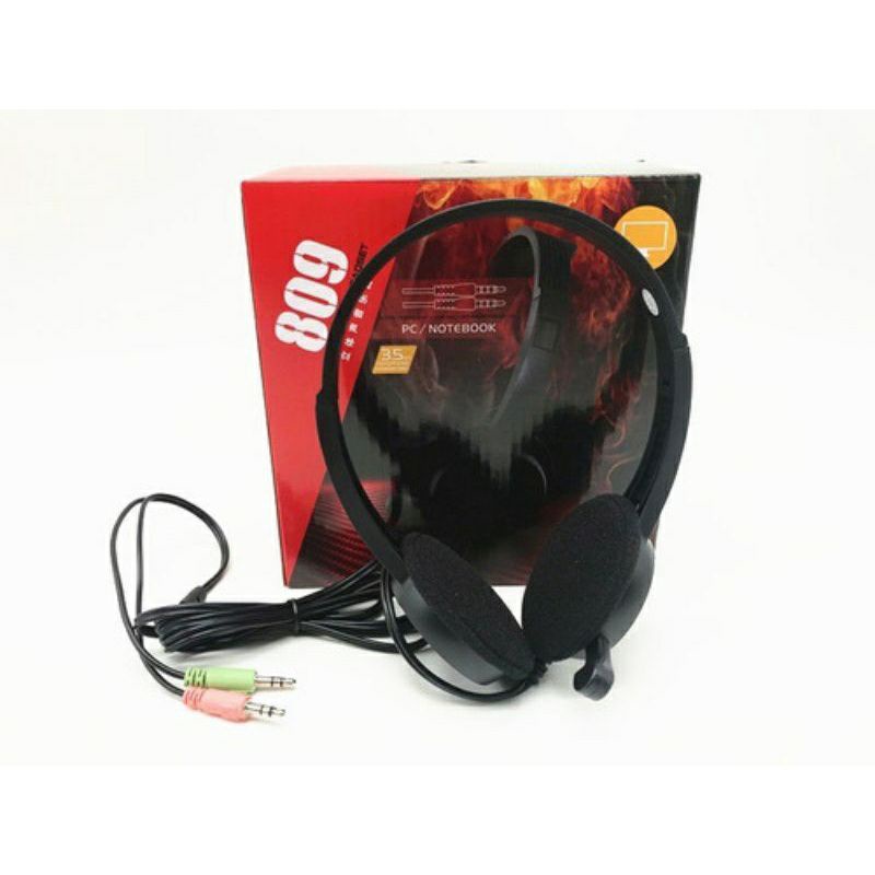 Headset Yefe 809 Stereo Music PC Notebook 3.5mm Headphone