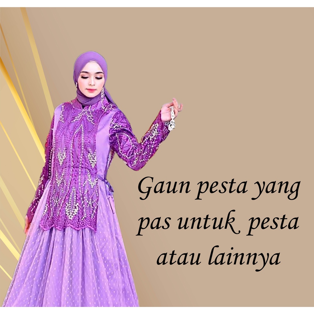 Dress pesta hijab