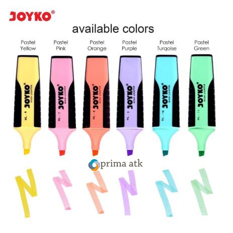 

JOYKO HIGHLIGHTER PASTEL PENANDA JOYKO PASTEL SET MURAH HL6-11