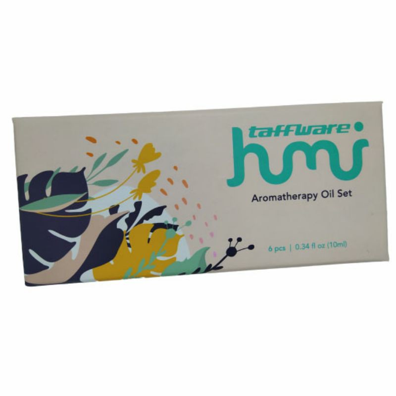 Taffaware HUMI Pure Aroma Essential Fragrance Oil Minyak Aromatherapy 6 in 1 10 ml