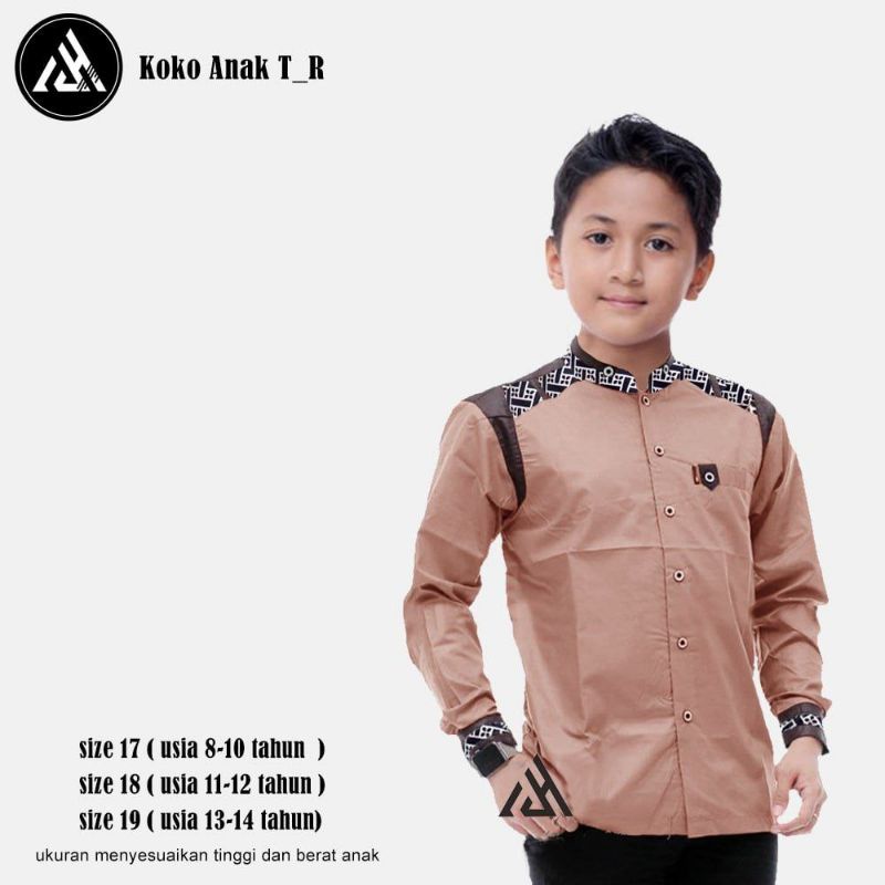 BAJU KOKO SERAGAM HADROH ANAK MASA KINI BAJU KOKO NUSANTARA SERAGAM AZZAHIR ALMUSYIDDIN BAJU KOKO AN