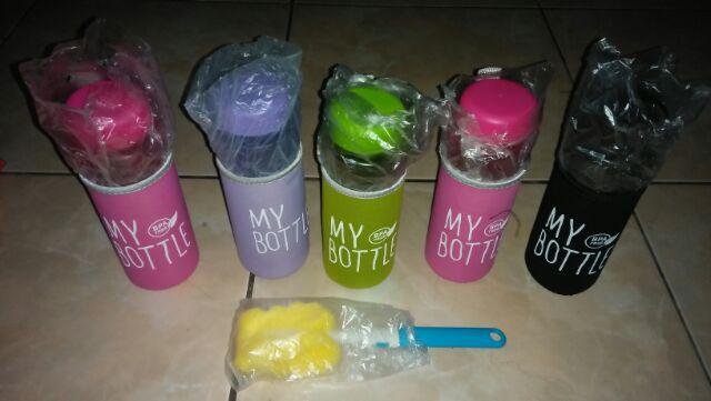 My Bottle Full Warna Dofff + Pouch + Bubble Warp  Zy