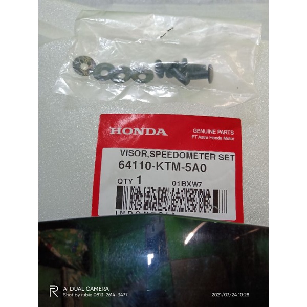 visor kover cover totok batok lampu depan set kancing Honda Supra x 125 lama old 2005 2006 ori origi