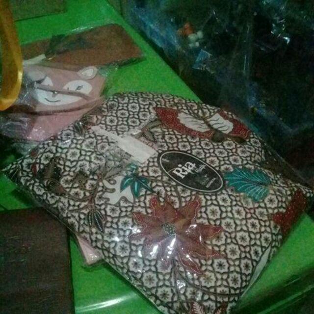 Terlaris Tunik Batik Wanita Ziper Depan M L Xl Xxl Xxxl Ld 120