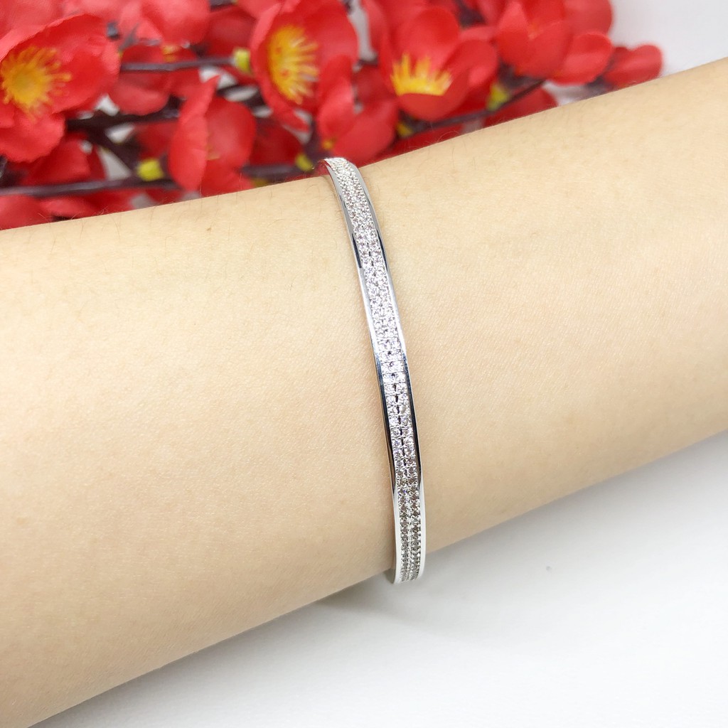 Gelang Bangle Xuping Silver Mainan 4 Warna Rata Lapis Emas - BB353