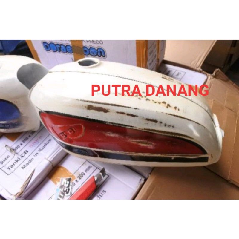 Tangki CB100 Pres Press Doraemon Cat Model ORI Original Merah Putih