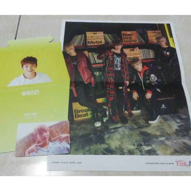 Photocard Official Joshua Teen Age Standee Woozi Seventeen