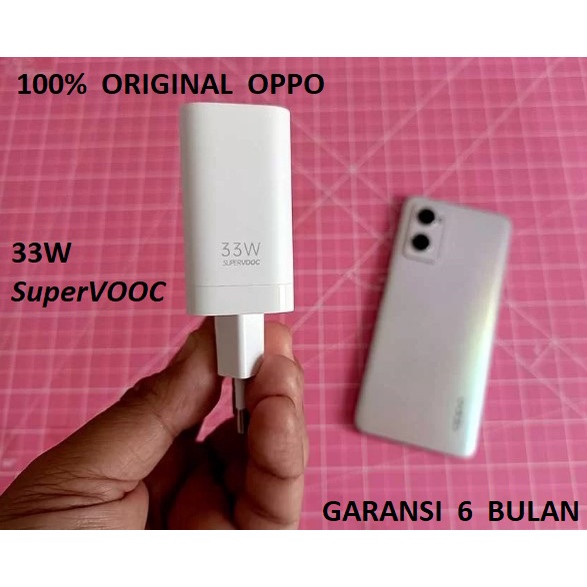 OPPO Adaptor Charger 33W SuperVOOC Original A96 A76 Reno7 K10