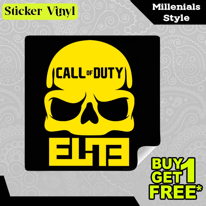 

Stiker Sticker COD ELITE Call of Duty Gambar Unik Desain Keren dan Kekinian Aesthetic Bahan Vinyl Satuan Anti Air