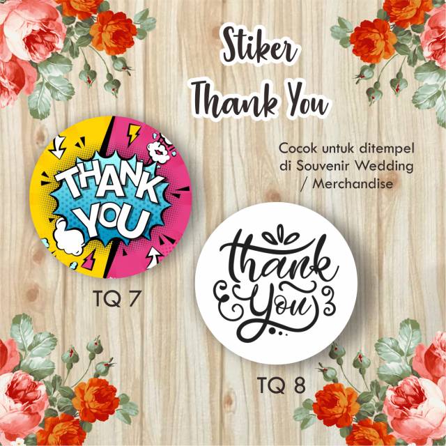 25 Inspirasi Keren Stiker  Ucapan Terima  Kasih  Olshop 