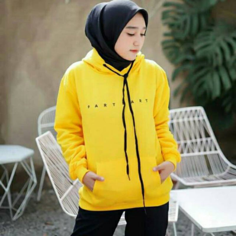 hoodie Wanita outfit hijab part part/switer wanita outfit hijab keren nge-hits Bandung/outfit hijab