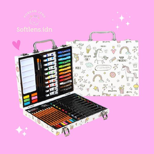 

Crayon Art Set Pensil Warna Alat Melukis Menggambar Anak Paket Combo - 54 PCS+67 PCS