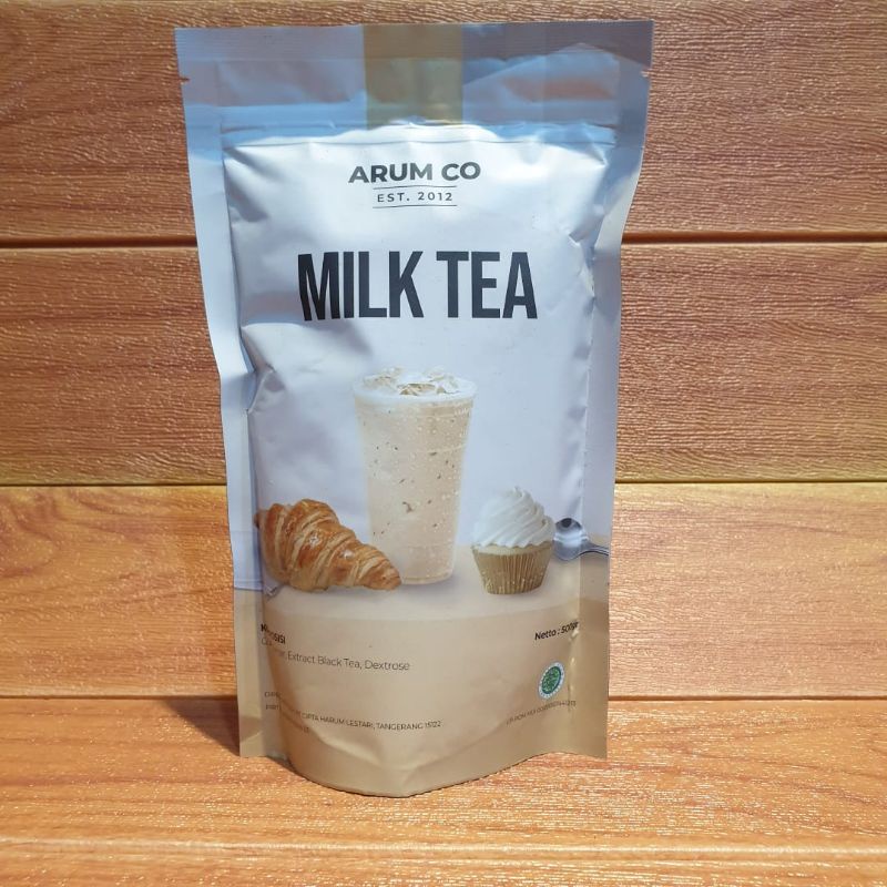 Arum Co Milk Tea 500gr / Minuman Bubuk Teh Susu / Instant Drink / Milk Tea Powder Murah