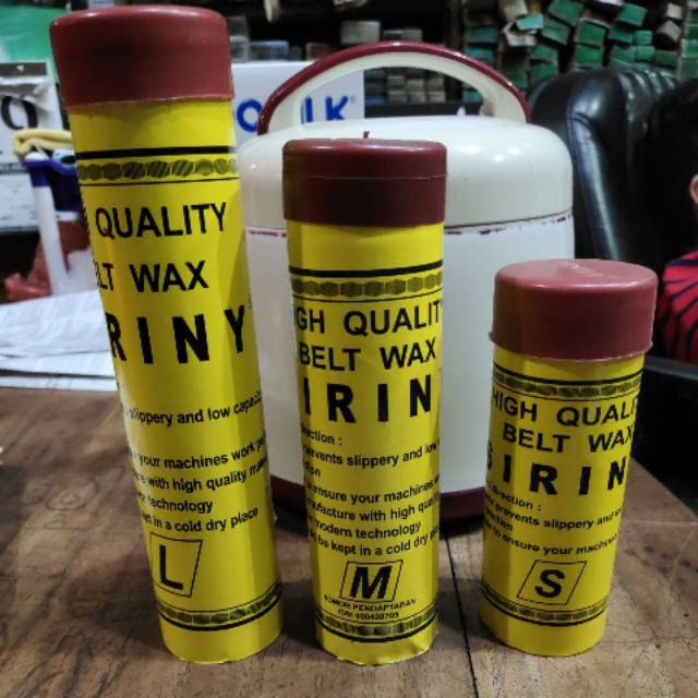 

Belt Wax / Lilin Belt/ Lem Belting /Lilin Ban "SIRINY" size S