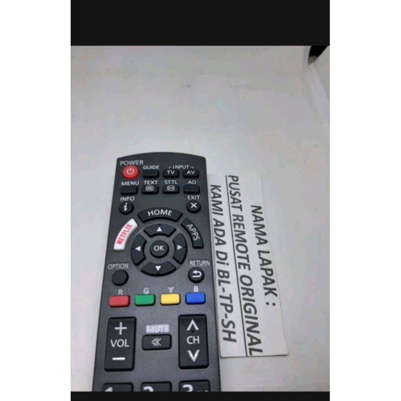 REMOTE REMOT SMART TV LED PANASONIC MY APP N2QAYB001188 ORIGINAL ASLI