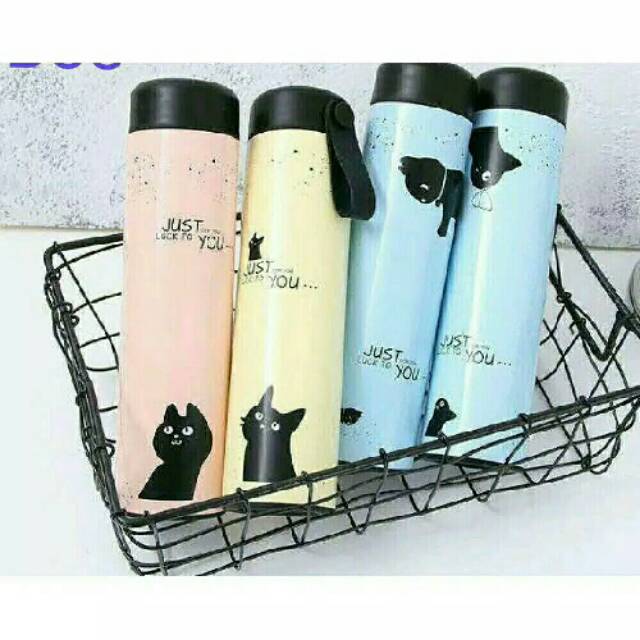 A003 termos air panas motif kucing unik