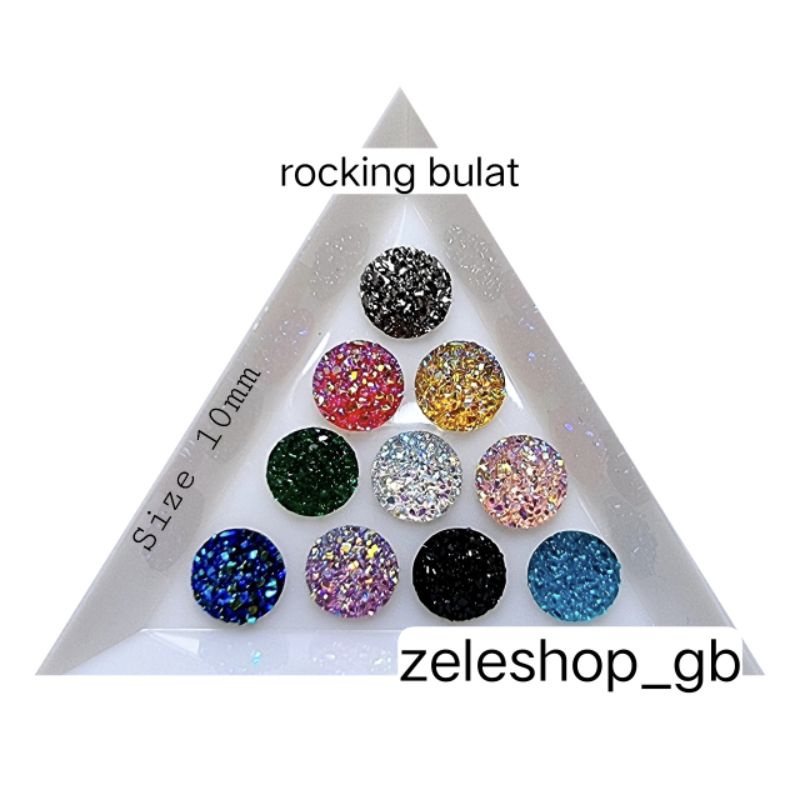 ROCKING BULAT / ETNIC BULAT SIZE 10 MM / HIASAN HENNA / HIASAN TOMBOL TASBIH DIGITAL