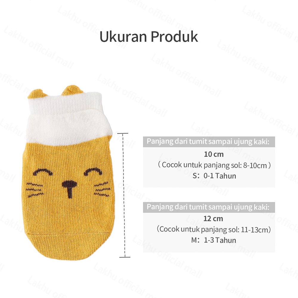 Lakhu kaus kaki bayi anti slip / kaos kaki pendek bayi anak /socks baby kids