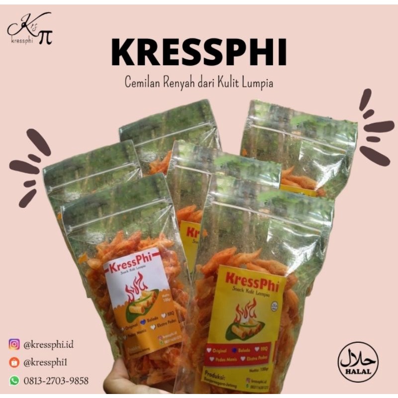 

kressphi, cemilan kulit lumpia