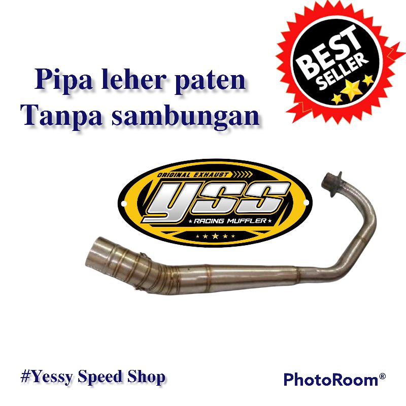 (BISA COD) Pipa Leher knalpot Paten Tanpa sambungan Buat MP, GL, CB,TIGER, SATIA, MEGAPRO DLL