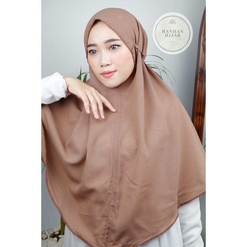 𝗛𝗮𝗻𝗵𝗮𝗻 𝗛𝗶𝗷𝗮𝗯 - (100K Get 5) Bergo Picot Syari/Jumbo/XL (Hijab Instan Diamond)