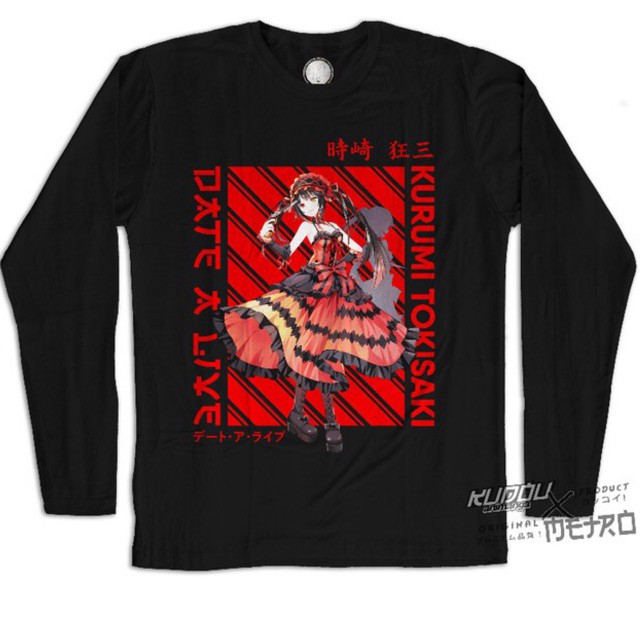 Longsleeve Kurumi Tokisaki Date A Live Color Character Anime