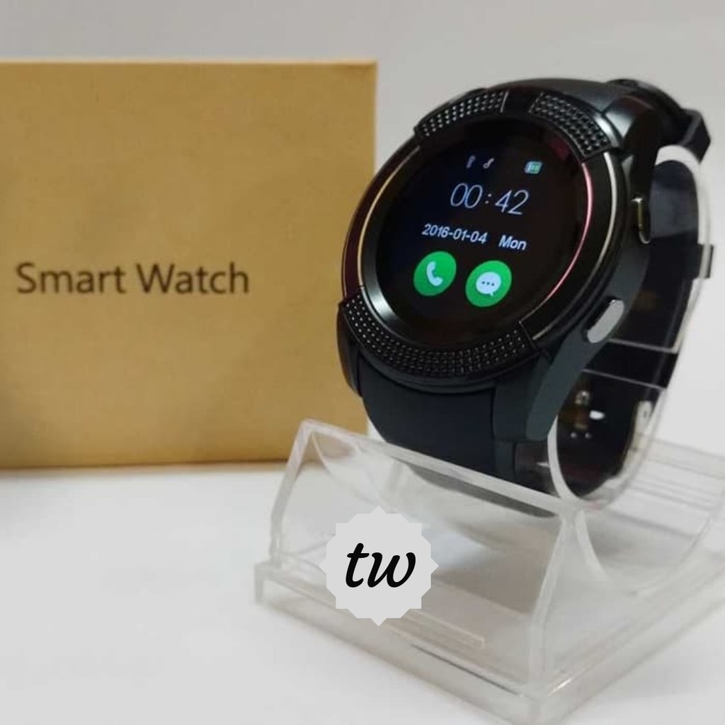 Jual Jam Tangan Pria Murah Cognos Smartwatch DZ11 - GSM V8 - Hitam