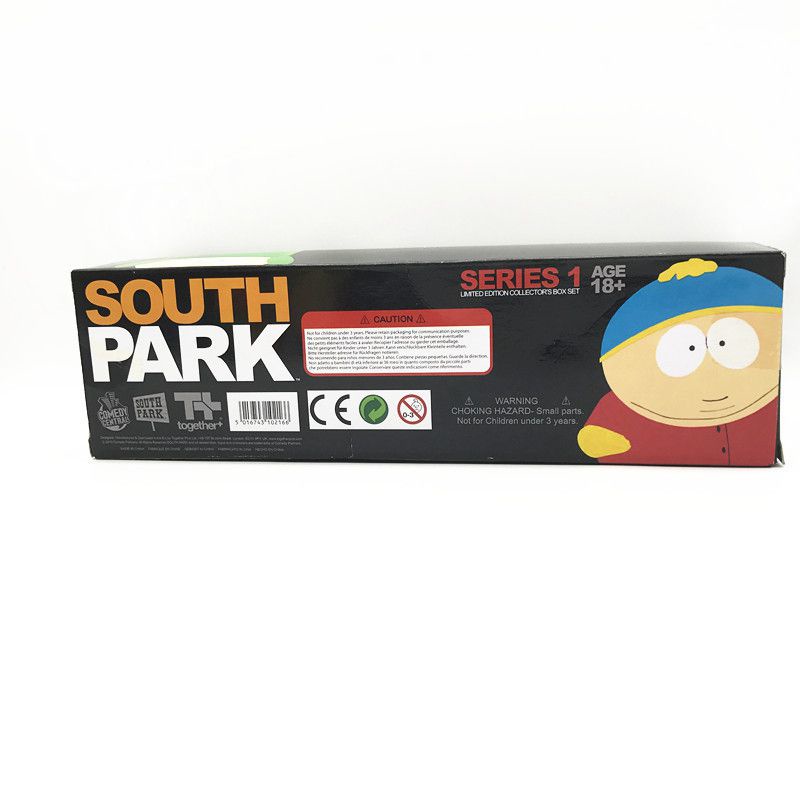 【Ready stock!!!】5Pcs Suit South Park Figures Bad Boys Anime Cartoon Children Toy Car Decoration