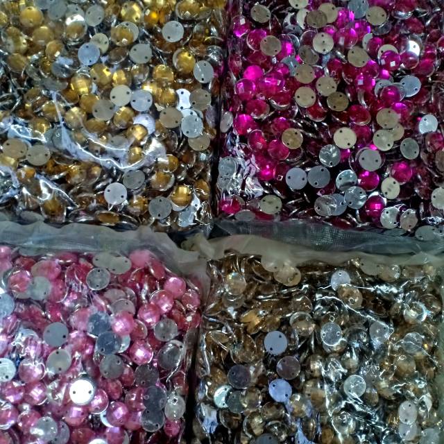 Payet permata KW bulat 10mm