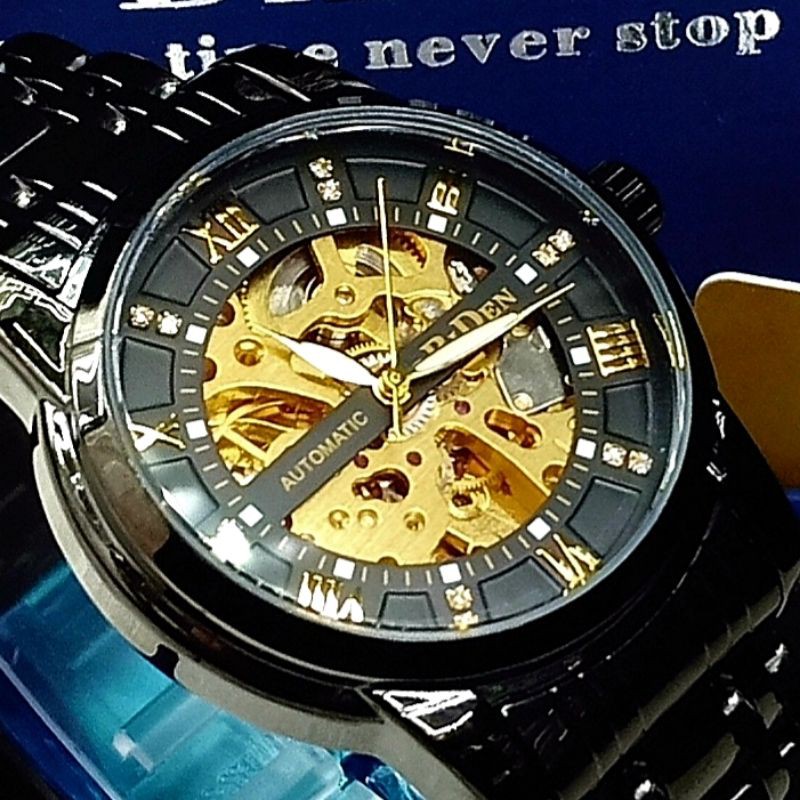 Jam Tangan Pria Biden YN-0197 Automatic Waterproof Grade Original