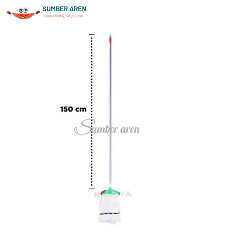 Lap Pel Jepit Nagoya Pel Nagoya Kain Katun Pengepel Lantai Pel mop