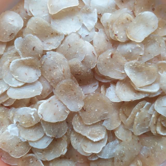 

Kerupuk bawang pedas (mentah) asli Tulungagung